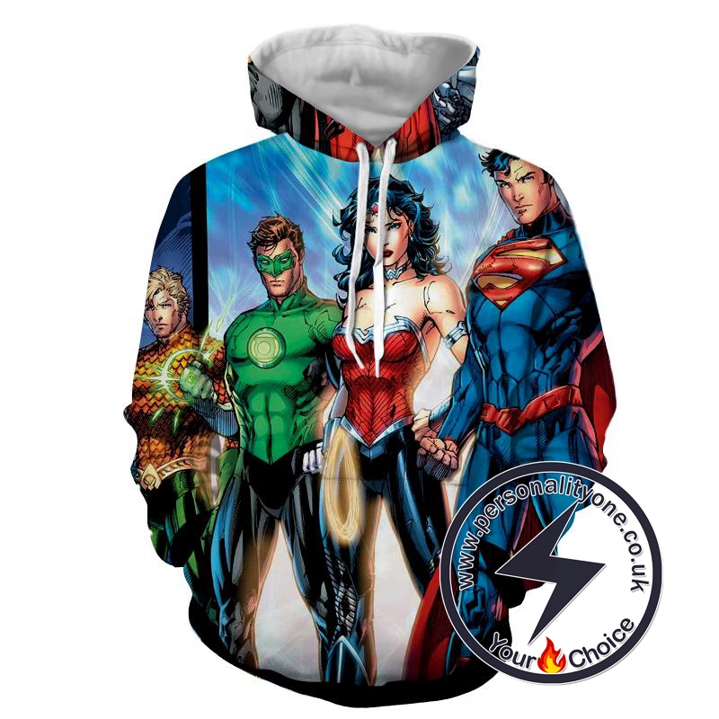 Justice League - Justice League 3D - Justice League Hoodies